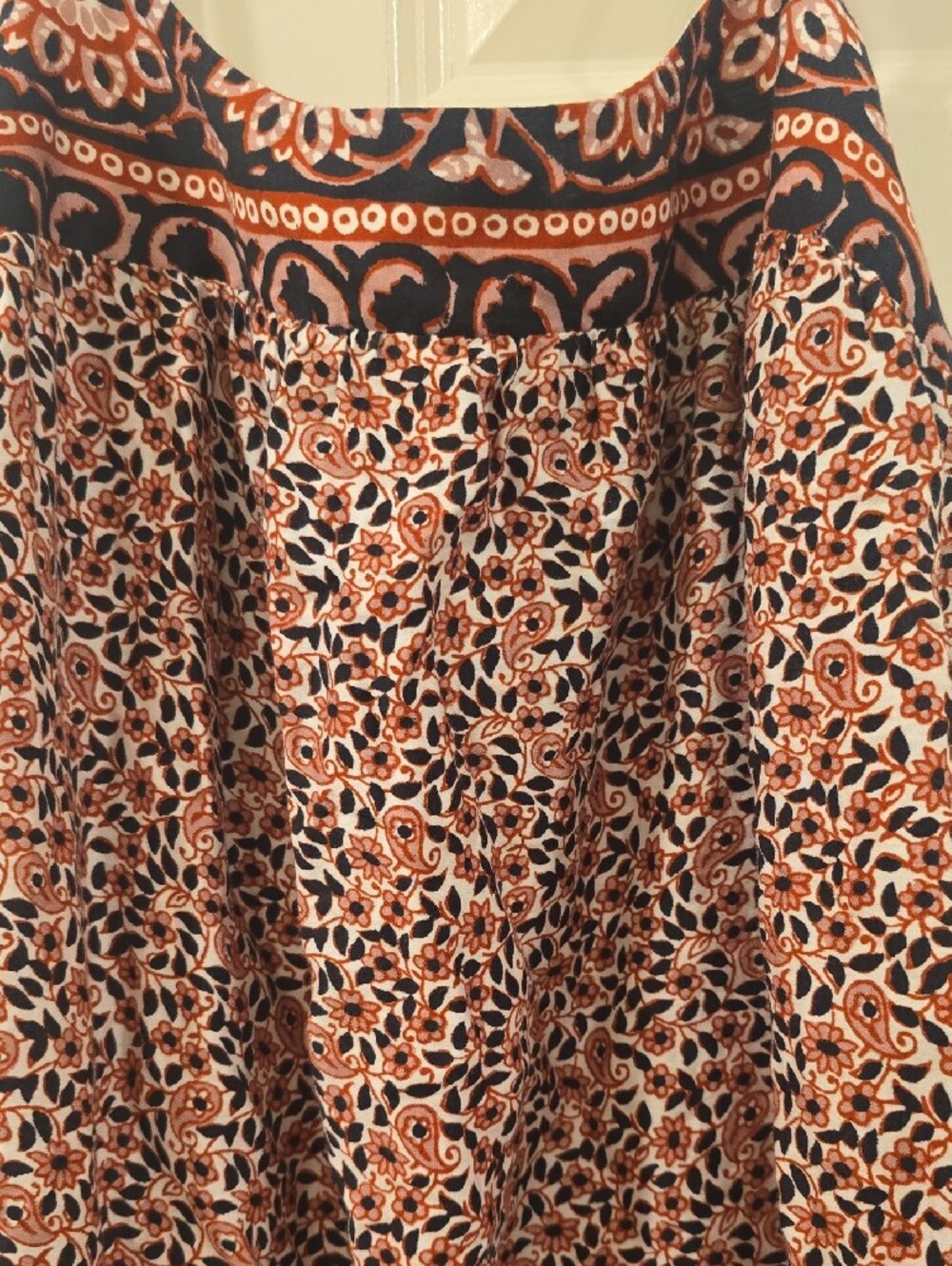 XIRENA Boho Floral Maxi Dress in Black and Rust - Picture 2 of 6